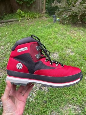 Timberland Euro Hiker Mid Lace Up Boots Size 10.5